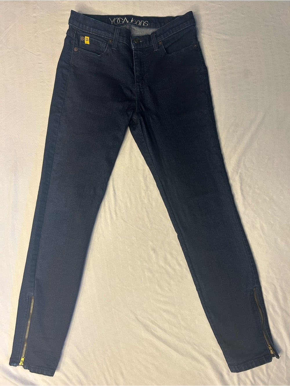 Yoga Jeans Super Skinny Women’s Size 28 Dark Wash Stretch Denim Jeans